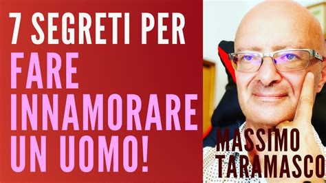 Alla bellezza, le donne preferiscono di gran lunga un uomo sicuro ma sensibile, che ha fiducia in se stesso, ma che allo stesso tempo riesca a portare valore nella vita altrui, mostrando sensibilità verso le esigenze della. 7 Segreti per fare Innamorare Profondamente un Uomo - YouTube