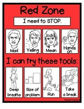Printing from mobile may not be an option. -Single sheet mini-poster-Adapted from actual Zones of ...