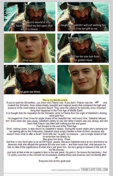 Gimli And Legolas The True Frenemies Lotr Post Lord Of The Rings