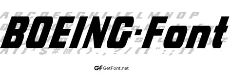 Free Boeing Font Download Now Getfont