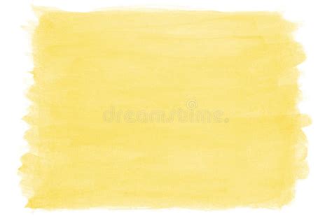 Hand Painted Yellow Watercolor Texture Background Stock Image Image