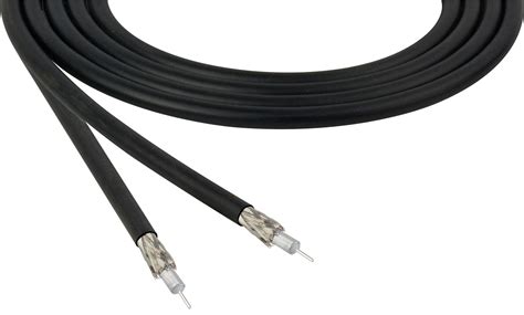 Belden 4855r 4k Uhd Coax For 12g Sdi 75 Ohm Mini Rg 59 Video Cable Black 1000 Foot