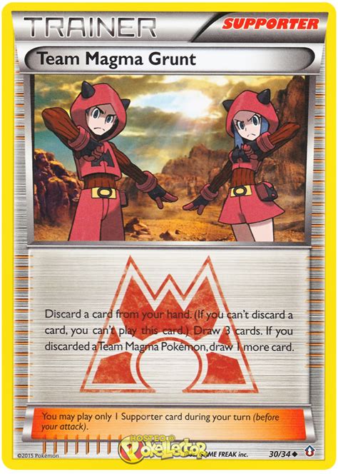 Team Magma Grunt Double Crisis 30 Pokemon Card