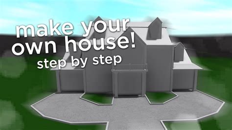 How To Build A House In Bloxburg Youtube
