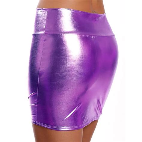 Jaycosin Womens 2018 Summer Women Imitation Feminina Leather Skirt Slim Buttocks Short Straight