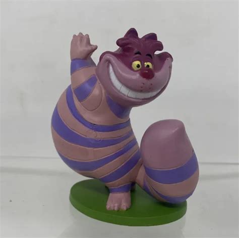 Disney Alice In Wonderland Cheshire Cat Cake Topper Figure Pvc 2 5” Figure 4 95 Picclick