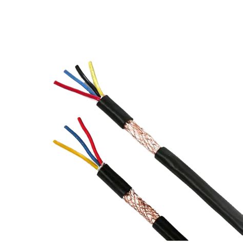 300v rvvp multi core shielded cable and wire 2 core flexible shielded twisted pair copper cable