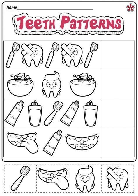Dental Health Worksheets For Preschool And Kindergarten Teachersmag