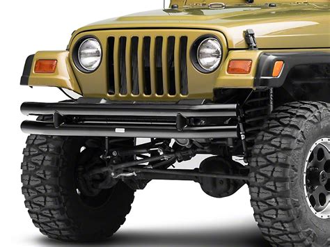 Rugged Ridge Jeep Wrangler Tubular Front Bumper Gloss Black 1156002