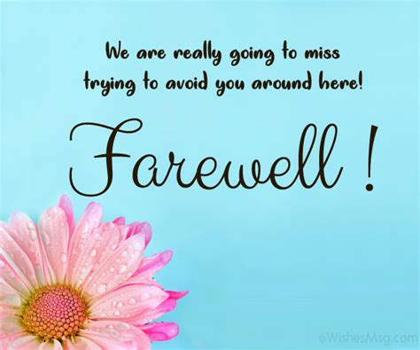 Farewell Messages Funny Goodbye Quotes For Coworkers Vrogue Co