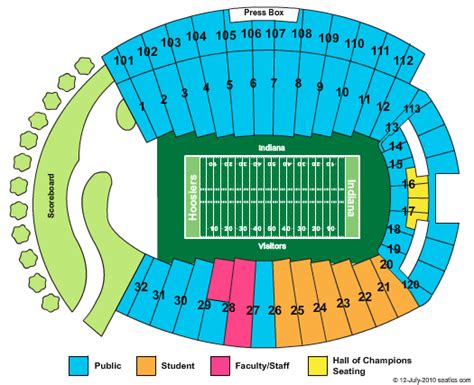 Memorial Stadium In Seating Chart Memorial Stadium In Event