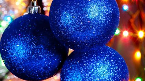 Blue Christmas Balls Ipad Air Wallpapers Free Download