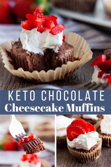 When you're craving something sweet, try one of atkins® low carb & low sugar dessert recipes for diabetics. Keto Chocolate Cheesecake Muffins | Recipe | Chocolate cheesecake, Quick easy desserts, Low carb ...