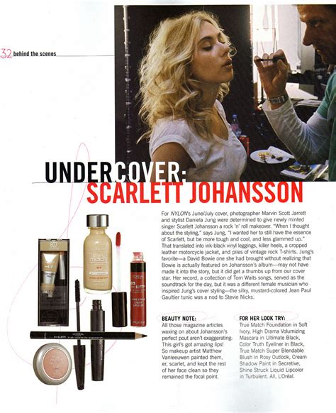 Nylon Magazine Scarlett Johansson Foto Fanpop