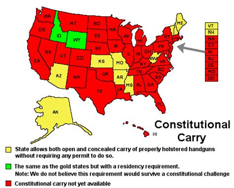 Colorado has no express laws about the right to openly carry a firearm. Constitutional Carry | OpenCarry.org
