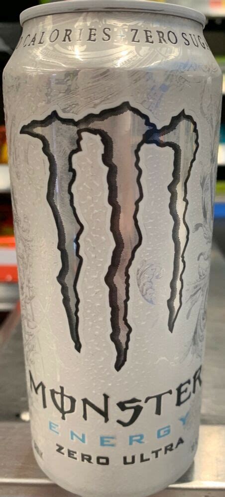 NEW SEALED MONSTER ENERGY ZERO ULTRA DRINK 16- OUNCE 1 CAN ZERO SUGAR