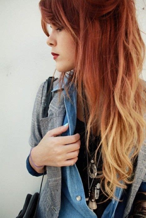 Gingerblonde Dip Dye Inspiring Hair Pinterest Dip