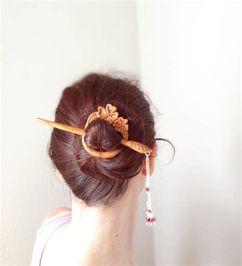 Japanese Cherry Blossom Geisha Hair Pin Shawl By Theancientmuse