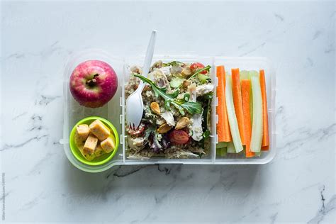 Lunchbox With Salad Del Colaborador De Stocksy Gillian Vann Stocksy