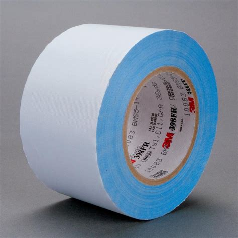 3m™ Glass Cloth Tape 398fr White 3 In X 36 Yd 3m