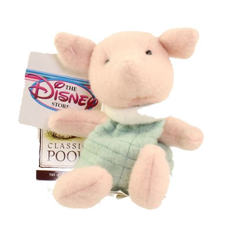 Disney Bean Bag Plush Classic Piglet Winnie The Pooh 8 Inch