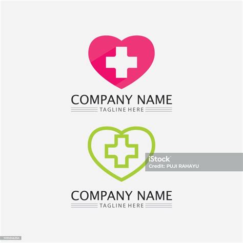 Logo Rumah Sakit Dan Ikon Perawatan Kesehatan Simbol Template Ikon
