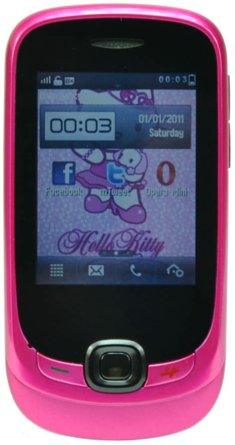 Alcatel Hello Kitty Unlocked Kids Touchscreen Feature Mobile Phone