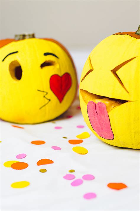 See more ideas about pumpkin carving, pumpkin decorating, halloween pumpkins. DIY Pumpkin Emojis for Halloween Decor and Carving Crafts ...