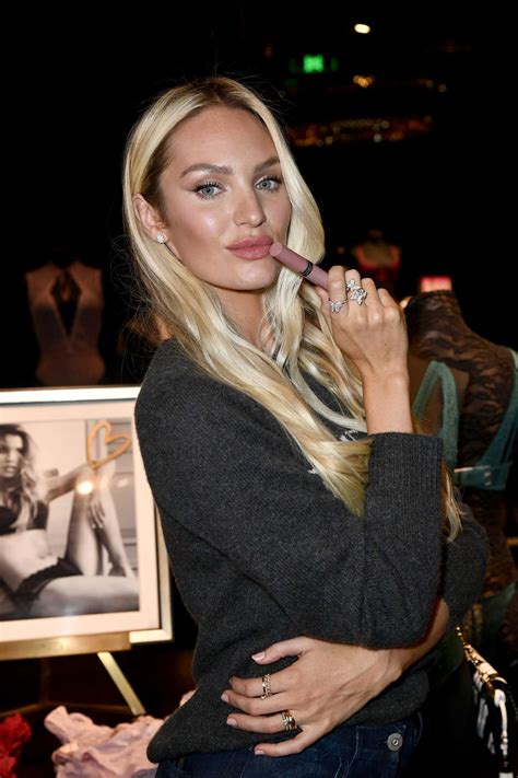 Candice Swanepoel At The Victorias Secret Store In Shanghai Gotceleb