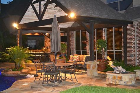 Thoughts on fire pit under a covered patio?posted by prostyleoffensetime on 7/4/14 at 1:50 pm to. 5906 Rose Bush Trail, Katy, TX 77494 | Patio, Backyard ...