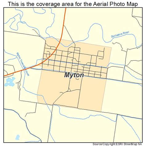 Aerial Photography Map Of Myton Ut Utah