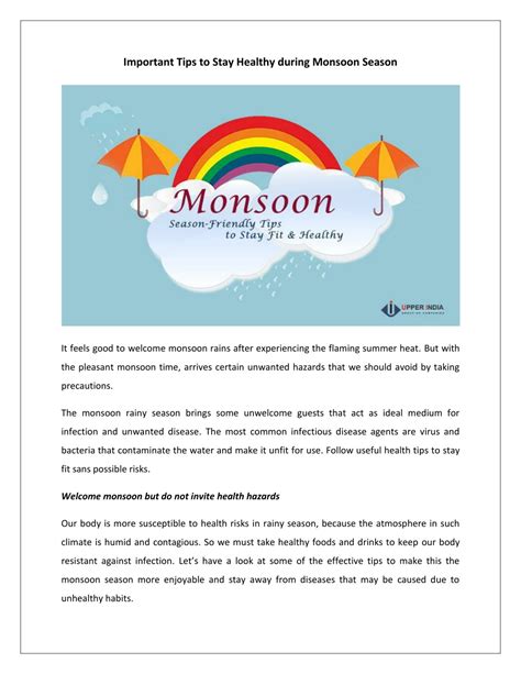 ppt monsoon tips for this rainy season powerpoint presentation free download id 7683623