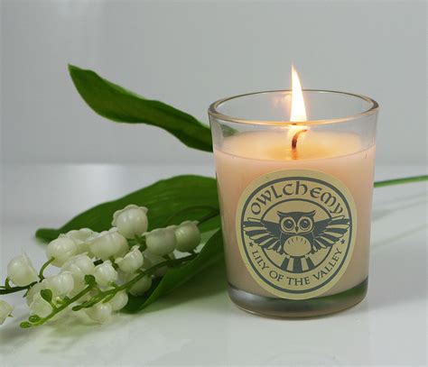75g Candle In Lily Of The Valley Owlchemy