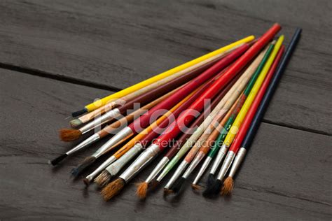 Colorful Brushes Stock Photo Royalty Free Freeimages
