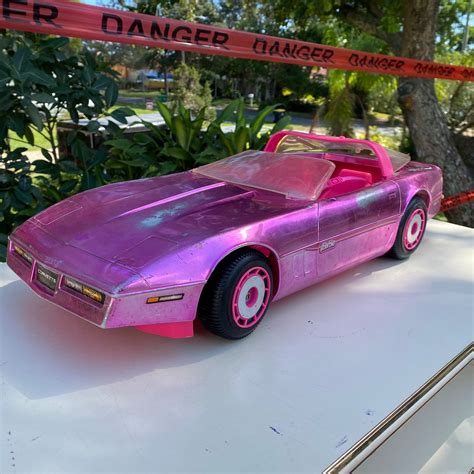 Vintage Barbie Pink Ultra Vette Corvette Metallic Car Mattel Etsy Canada