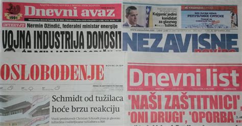 Bosna Hersek Basınında Bugün 30 Eylül 2022