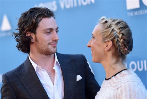 Aaron Taylor Johnson And Wife Sam Cutest Pictures Popsugar Celebrity Photo