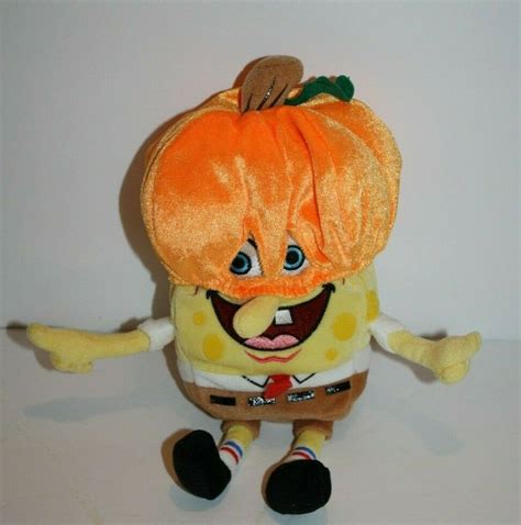 Ty Beanie Baby Spongebob Squarepants 9 Pumpkinmask Bean Bag Plush
