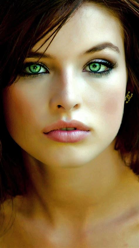Increíble Belleza Belleza De Cara Chicas De Ojos Azules Belleza De