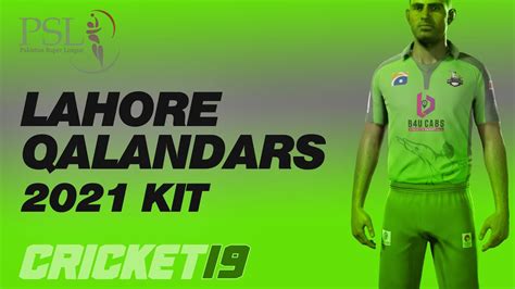 Cricket 19 Lahore Qalandars 2021 Kit Update Psl Youtube