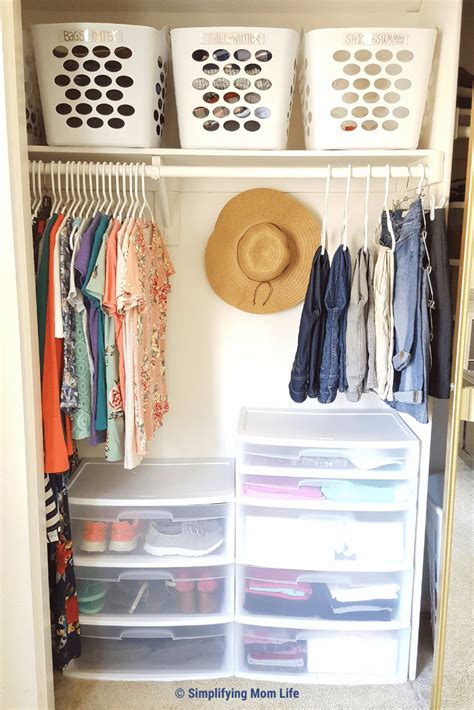 Organize A Small Closet On A Budget In 5 Simple Steps In 2020 Small