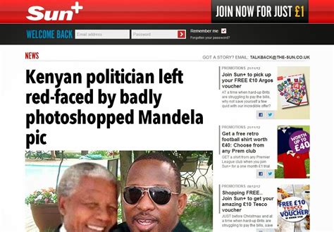 Sonko Makes International Headlines With His Mandela Photoshop