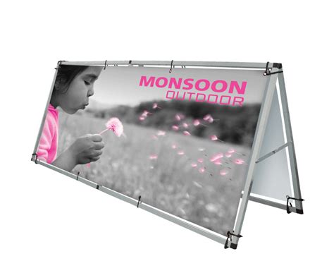Monsoon Outdoor Billboard A Frame Outdoor Sign Displays Display Aisle