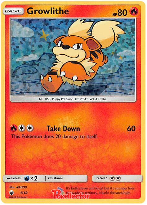 Facts about pokémon go growlithe, evolve, max cp, max hp values, moves, how to catch, hatch, stats of growlithe. Growlithe - McDonald's Collection (2018) #1 Pokemon Card