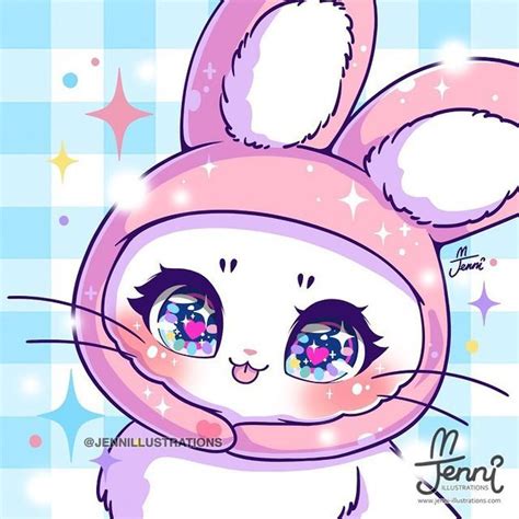 🐰 J E N N I 🐰 On Instagram Bunny Kitty 💖 🐰🐱