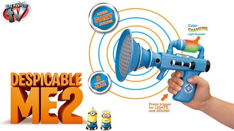Battery Operated Toys Despicable Me Minions Fart Blaster Gun With