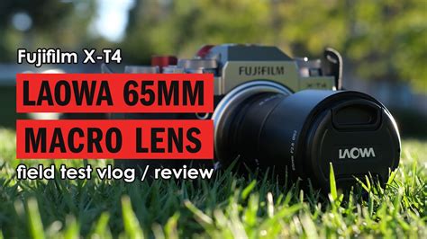 Laowa 65mm Macro On Fujifilm X T4 Field Vlog Test Youtube