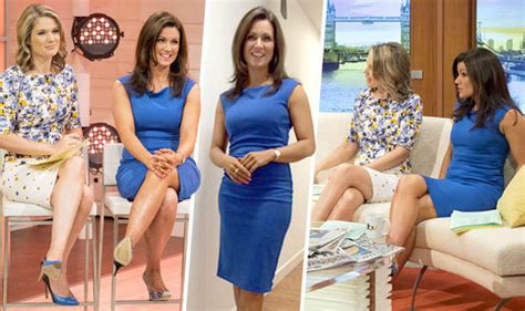 Susanna Reid Flaunts Her Enviable Curves And Slim Pins In Figure Hugging Blue Dress Tv And Radio