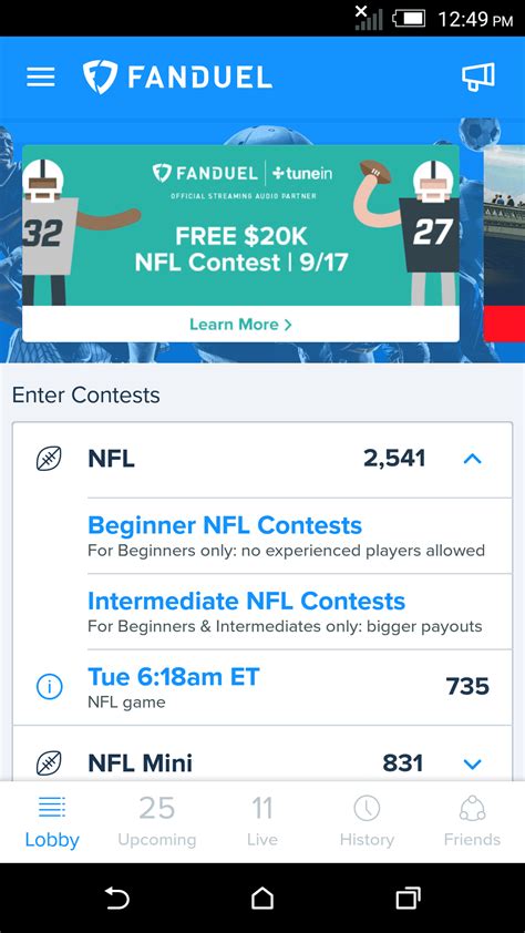 Read our full fanduel sportsbook review. FanDuel Android - NFL Daily Fantasy, 2019 NFL season-long ...