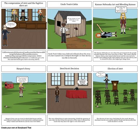 Causes Of The Civil War Storyboard By 00b76b6a